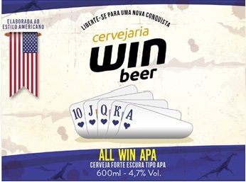 Rótulo All Win APA, American Pale Ale