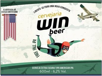 Rótulo Free Fall IPA, India Pale Ale