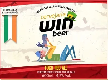 Rótulo Foco Red Ale